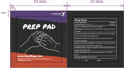 Dosage (Lightning X Prep Pad)